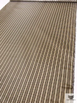 Vertical Striped Silk Necktie Jacquard Brocade - Gold / Black / Grey / White 15 Vertical Striped Silk Necktie Jacquard Brocade - Gold / Black / Grey / White -Fabrics And Fabrics Store 15828 6