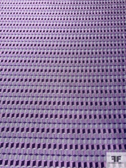 Cube Mosaic Silk Necktie Jacquard Brocade - Purple / Plum Lilac -Fabrics And Fabrics Store 15835 3
