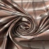 Plaid Silk Necktie Jacquard Brocade - Brown / Beige 1 Plaid Silk Necktie Jacquard Brocade - Brown / Beige -Fabrics And Fabrics Store 15880 1