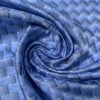 Geometric Basket Silk Necktie Jacquard Brocade - Blues / Yellow / White 2 Geometric Basket Silk Necktie Jacquard Brocade - Blues / Yellow / White -Fabrics And Fabrics Store 15930 1