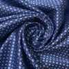 Micro-Dot Geometric Silk Necktie Jacquard Brocade - Sky Blue / Blue / Champagne -Fabrics And Fabrics Store 15936 1