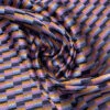Gradient Squares Silk Necktie Jacquard Brocade - Pink / Purple / Turmeric / Periwinkle 2 Gradient Squares Silk Necktie Jacquard Brocade - Pink / Purple / Turmeric / Periwinkle -Fabrics And Fabrics Store 15974 1