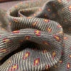 Ditsy Paisley Organic-Weave Soft Silk Necktie Jacquard Brocade - Clay Grey / Taupe / Red / Gold 1 Ditsy Paisley Organic-Weave Soft Silk Necktie Jacquard Brocade - Clay Grey / Taupe / Red / Gold -Fabrics And Fabrics Store 15976 8