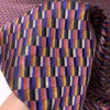 Gradient Squares Silk Necktie Jacquard Brocade - Purple / Blue / Navy / Turmeric 2 Gradient Squares Silk Necktie Jacquard Brocade - Purple / Blue / Navy / Turmeric -Fabrics And Fabrics Store 15995 7