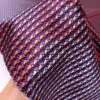 Leaf Geometric Silk Necktie Jacquard Brocade - Red / Periwinkle / Navy / Off-White 2 Leaf Geometric Silk Necktie Jacquard Brocade - Red / Periwinkle / Navy / Off-White -Fabrics And Fabrics Store 15996 7