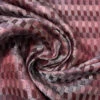 Cube Mosaic Silk Necktie Jacquard Brocade - Maroon / Grey / Black 1 Cube Mosaic Silk Necktie Jacquard Brocade - Maroon / Grey / Black -Fabrics And Fabrics Store 15997 1