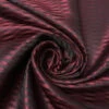 Optical Herringbone Silk Necktie Jacquard Brocade - Burgundy / Black -Fabrics And Fabrics Store 16016 1
