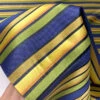 Horizontal Striped Silk Necktie Jacquard Brocade - Lime / Blue / Navy / Golden-Yellow 1 Horizontal Striped Silk Necktie Jacquard Brocade - Lime / Blue / Navy / Golden-Yellow -Fabrics And Fabrics Store 16021 8