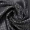 Micro-Dot Geometric Silk Necktie Jacquard Brocade - Grey / Black / White