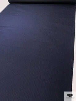 Textured Windowpane Silk Necktie Jacquard Brocade - Navy -Fabrics And Fabrics Store 16078 6