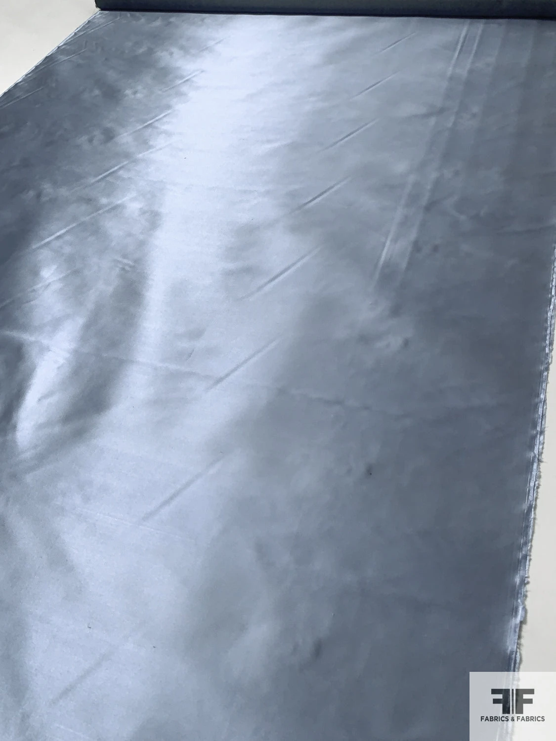 Solid Silk Necktie Satin - Clear Blue Sky 6 Solid Silk Necktie Satin - Clear Blue Sky - Image 4