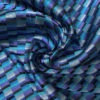 Gradient Squares Silk Necktie Jacquard Brocade - Turquoise / Purple / Black / Grey 2 Gradient Squares Silk Necktie Jacquard Brocade - Turquoise / Purple / Black / Grey -Fabrics And Fabrics Store 16116 1