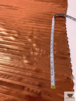 Pleated Lamé - Copper -Fabrics And Fabrics Store 16227 6