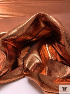 Pleated Lamé - Copper -Fabrics And Fabrics Store 16227 8