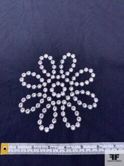 Lela Rose Double-Scalloped Floral Embroidered Eyelet Cotton Lawn - Navy / White 17 Lela Rose Double-Scalloped Floral Embroidered Eyelet Cotton Lawn - Navy / White -Fabrics And Fabrics Store 16294 6