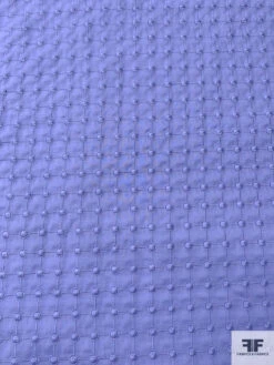 Lela Rose Dot Grid Embroidered Cotton Lawn - Periwinkle -Fabrics And Fabrics Store 16295 3