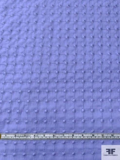 Lela Rose Dot Grid Embroidered Cotton Lawn - Periwinkle -Fabrics And Fabrics Store 16295 4