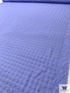 Lela Rose Dot Grid Embroidered Cotton Lawn - Periwinkle -Fabrics And Fabrics Store 16295 6