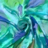 Abstract Printed Satin Burnout Silk Chiffon - Ocean Green / Greens / Blue 1 Abstract Printed Satin Burnout Silk Chiffon - Ocean Green / Greens / Blue -Fabrics And Fabrics Store 16302 1