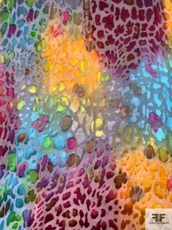 Animal Pattern Inspired Printed Satin Burnout Silk Chiffon - Multicolor 14 Animal Pattern Inspired Printed Satin Burnout Silk Chiffon - Multicolor -Fabrics And Fabrics Store 16456 4