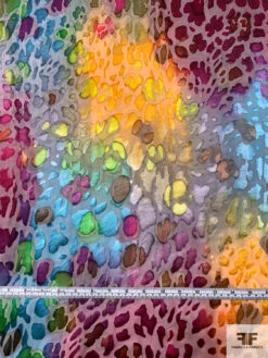 Animal Pattern Inspired Printed Satin Burnout Silk Chiffon - Multicolor 15 Animal Pattern Inspired Printed Satin Burnout Silk Chiffon - Multicolor -Fabrics And Fabrics Store 16456 5