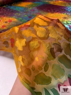 Animal Pattern Inspired Printed Satin Burnout Silk Chiffon - Multicolor 17 Animal Pattern Inspired Printed Satin Burnout Silk Chiffon - Multicolor -Fabrics And Fabrics Store 16456 8
