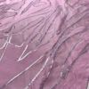 J Mendel Italian Abstract Metallic Design Fine Silk-Blend Taffeta - Orchid Pink / Metallic Lilac 2 J Mendel Italian Abstract Metallic Design Fine Silk-Blend Taffeta - Orchid Pink / Metallic Lilac -Fabrics And Fabrics Store 16612 7