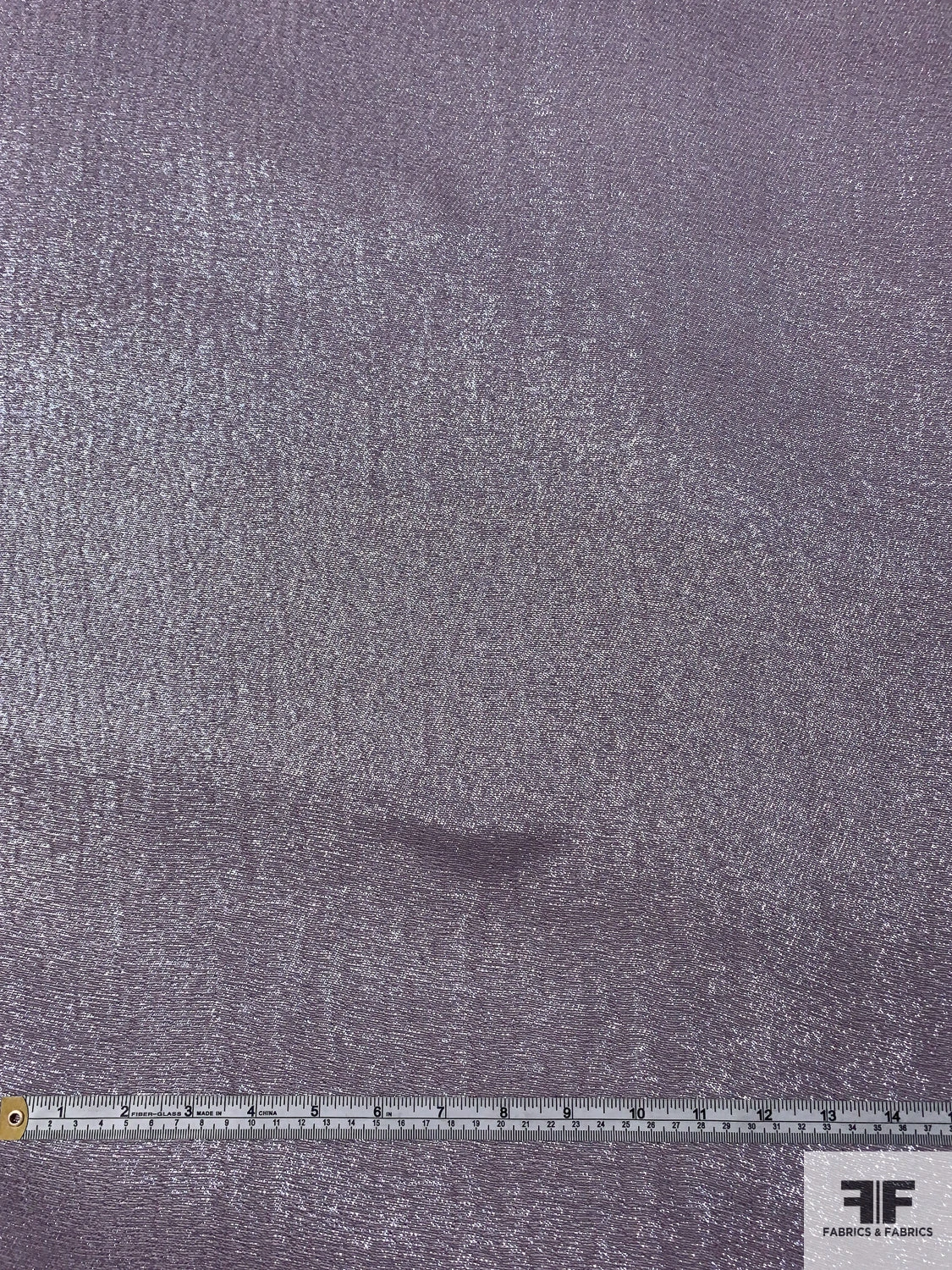 J Mendel Italian Lurex Pinstriped Silk Chiffon - Shimmery Lavender 7 J Mendel Italian Lurex Pinstriped Silk Chiffon - Shimmery Lavender - Image 5