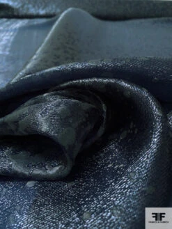 J Mendel Italian Novelty Metallic Horsehair - Navy 13 J Mendel Italian Novelty Metallic Horsehair - Navy -Fabrics And Fabrics Store 16642 3