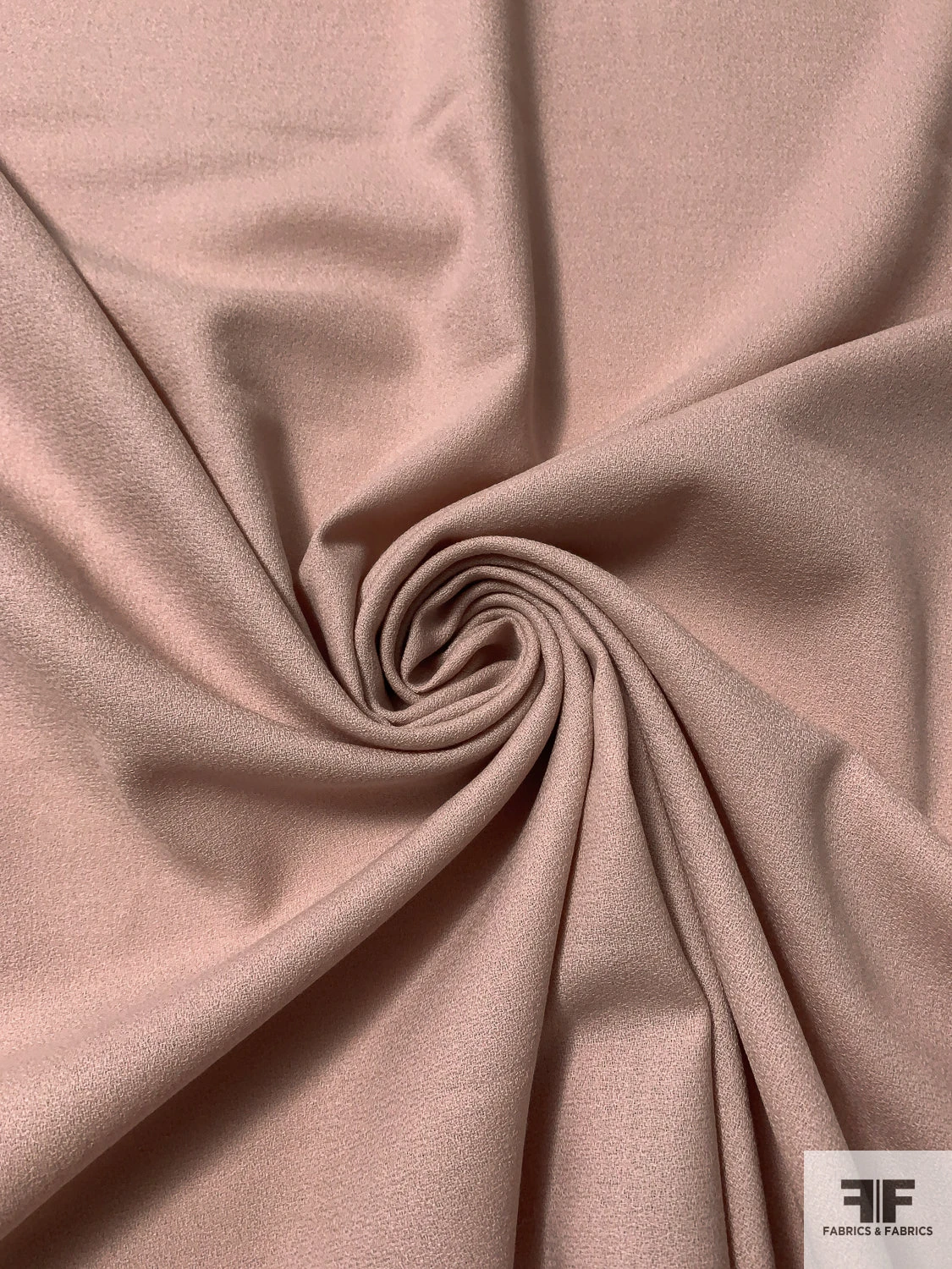 Solid Wool Crepe - Nude 4 Solid Wool Crepe - Nude - Image 2