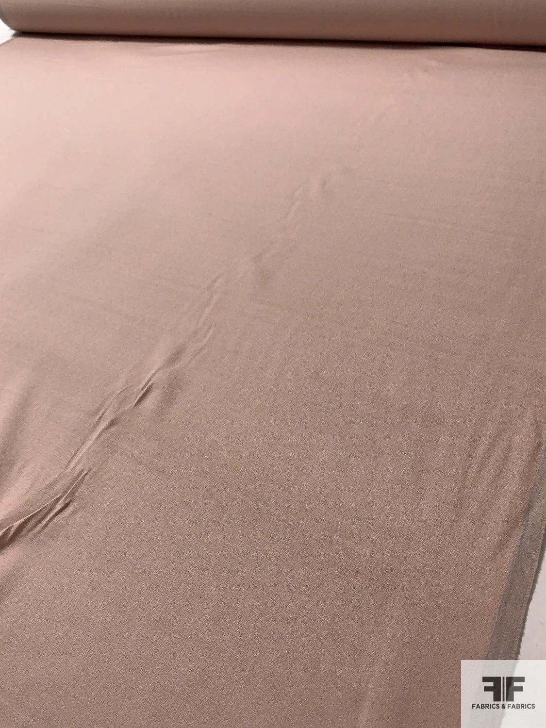 Solid Wool Crepe - Nude 7 Solid Wool Crepe - Nude - Image 5