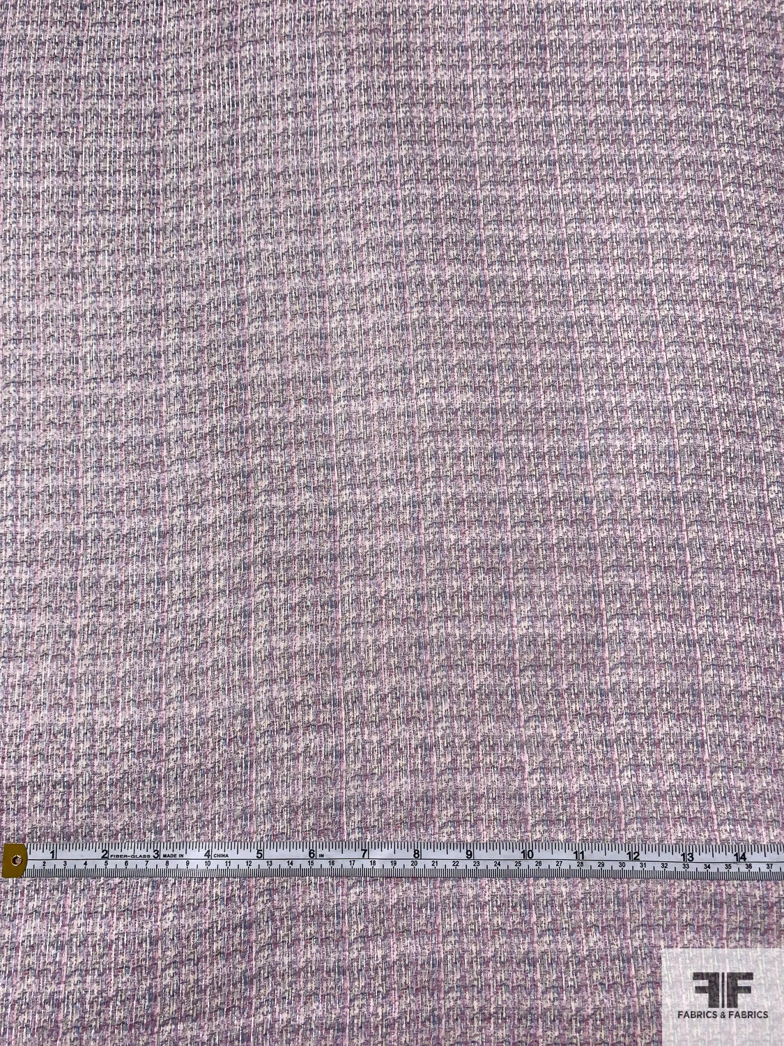 Lurex Pinstriped Hazy Graphic Printed Silk Chiffon - Purple / Orchid / Blue / Grey / Silver 7 Lurex Pinstriped Hazy Graphic Printed Silk Chiffon - Purple / Orchid / Blue / Grey / Silver - Image 5