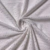 Made In Spain Circles Embroidered Eyelet Cotton Voile - White -Fabrics And Fabrics Store 16916 1