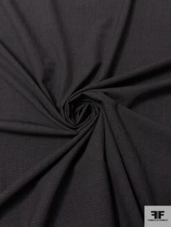 Italian Micro Windowpane Wool Suiting - Darkest Grey 11 Italian Micro Windowpane Wool Suiting - Darkest Grey -Fabrics And Fabrics Store 17013 1