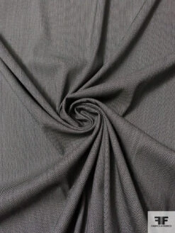 Italian Virgin Wool Blend Dobby Stretch Suiting - Black / Off-White 12 Italian Virgin Wool Blend Dobby Stretch Suiting - Black / Off-White -Fabrics And Fabrics Store 17021 1