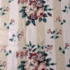 Floral Bouquets And Striped Printed Cotton Chintz - Dusty Teal / Dusty Rose / Beige / Off-White 2 Floral Bouquets And Striped Printed Cotton Chintz - Dusty Teal / Dusty Rose / Beige / Off-White -Fabrics And Fabrics Store 17301 4