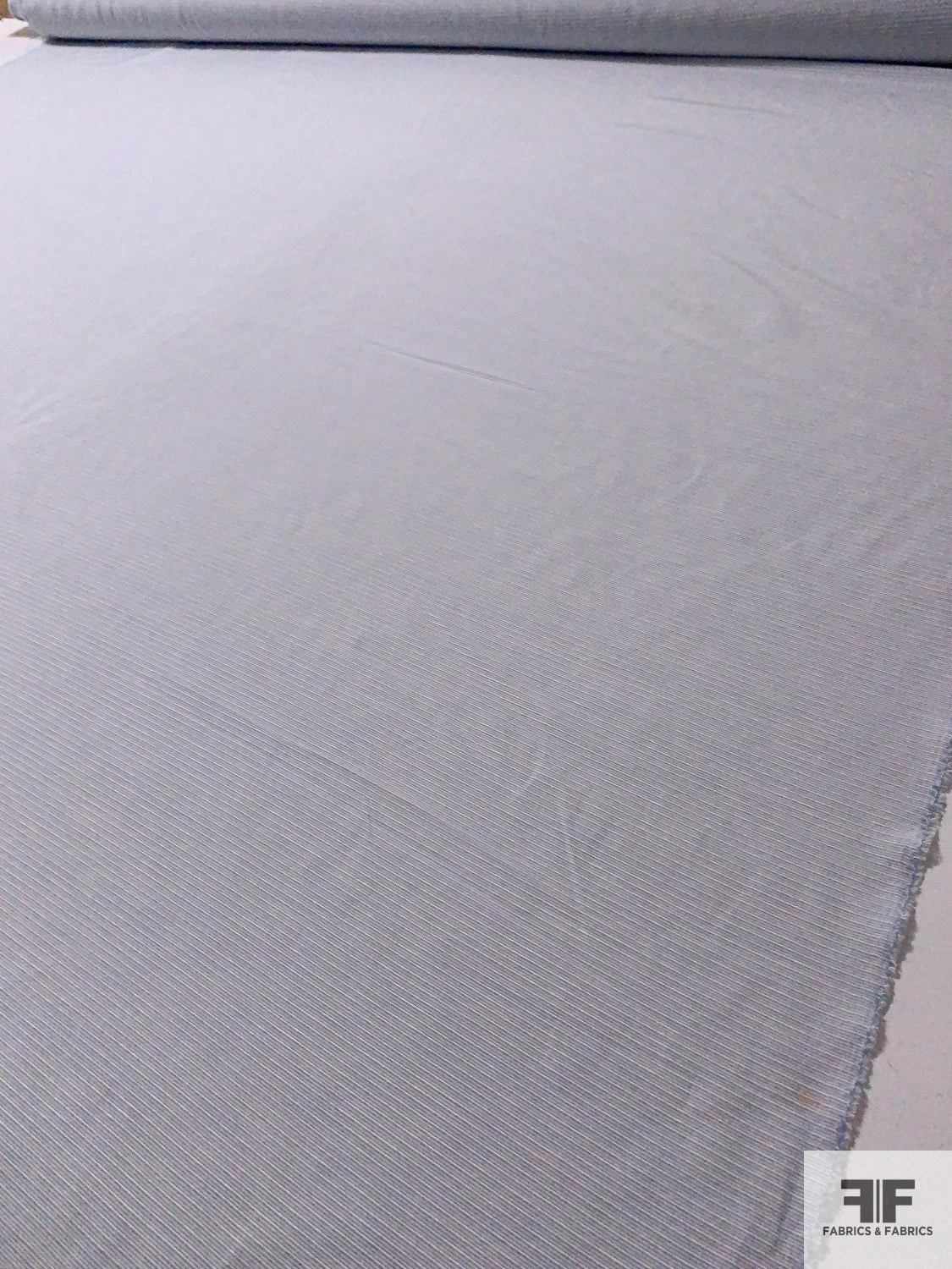 Soft Ottoman Silk And Cotton Shirting - Pale Lavender / Off-White 9 Soft Ottoman Silk And Cotton Shirting - Pale Lavender / Off-White - Image 7