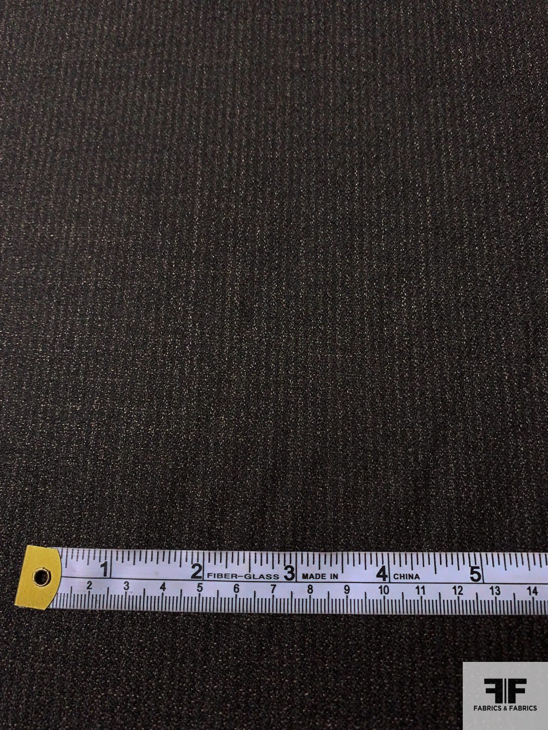 Shadow Striped Lightweight Wool Traditional Suiting - Black / Ecru 4 Shadow Striped Lightweight Wool Traditional Suiting - Black / Ecru - Image 2