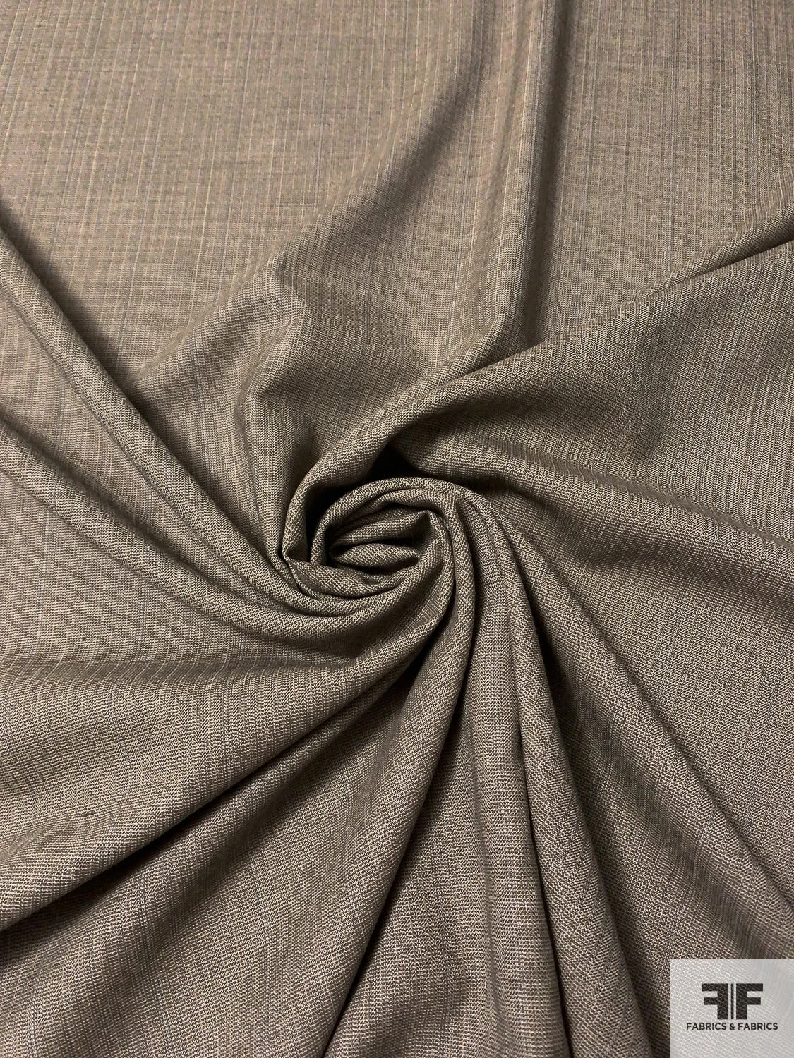 Plain-Weave Fine Wool Suiting - Earthy Beige 5 Plain-Weave Fine Wool Suiting - Earthy Beige - Image 3