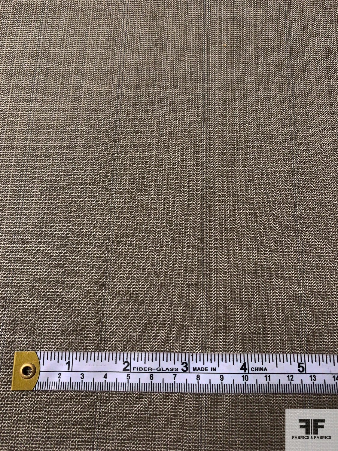 Plain-Weave Fine Wool Suiting - Earthy Beige 6 Plain-Weave Fine Wool Suiting - Earthy Beige - Image 4