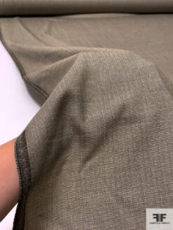 Plain-Weave Fine Wool Suiting - Earthy Beige 15 Plain-Weave Fine Wool Suiting - Earthy Beige -Fabrics And Fabrics Store 17423 9