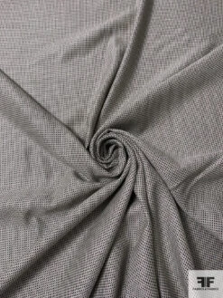 Italian Virgin Wool And Silk Fine Suiting - Black / Off-White / Light Grey 11 Italian Virgin Wool And Silk Fine Suiting - Black / Off-White / Light Grey -Fabrics And Fabrics Store 17438 2