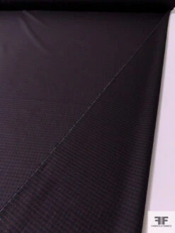 Italian Gingham Check Fine Wool Suiting With Mechanical Stretch - Sangria Purple / Black 12 Italian Gingham Check Fine Wool Suiting With Mechanical Stretch - Sangria Purple / Black -Fabrics And Fabrics Store 17440 7