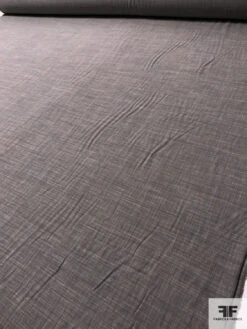 Italian Fine Plain-Weave Stretch Wool Suiting - Grey 15 Italian Fine Plain-Weave Stretch Wool Suiting - Grey -Fabrics And Fabrics Store 17464 8