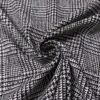 Italian Glen Plaid Fused Wool Suiting - Black / Off-White -Fabrics And Fabrics Store 17470 1