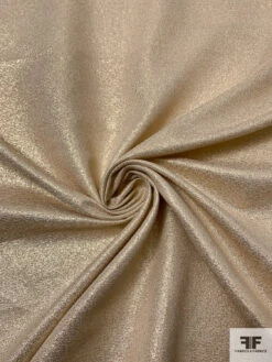 Italian Solid Lamé Suiting - Gold / Beige 12 Italian Solid Lamé Suiting - Gold / Beige -Fabrics And Fabrics Store 17526 1