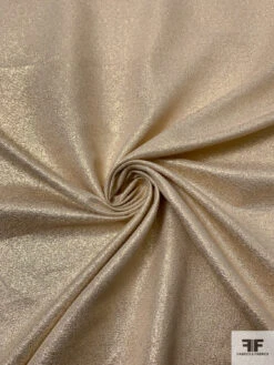 Italian Solid Lamé Suiting - Gold / Beige 11 Italian Solid Lamé Suiting - Gold / Beige -Fabrics And Fabrics Store 17526 2