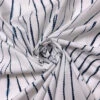 Scaly Lines Printed Cotton Lawn - Navy / White -Fabrics And Fabrics Store 17559 1