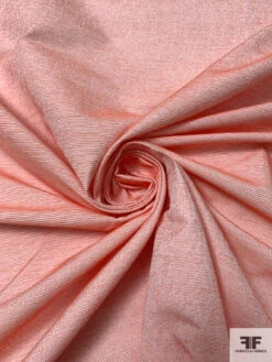 Woven Ombré Cotton Poplin - Orange / Off-White 12 Woven Ombré Cotton Poplin - Orange / Off-White -Fabrics And Fabrics Store 17567 1