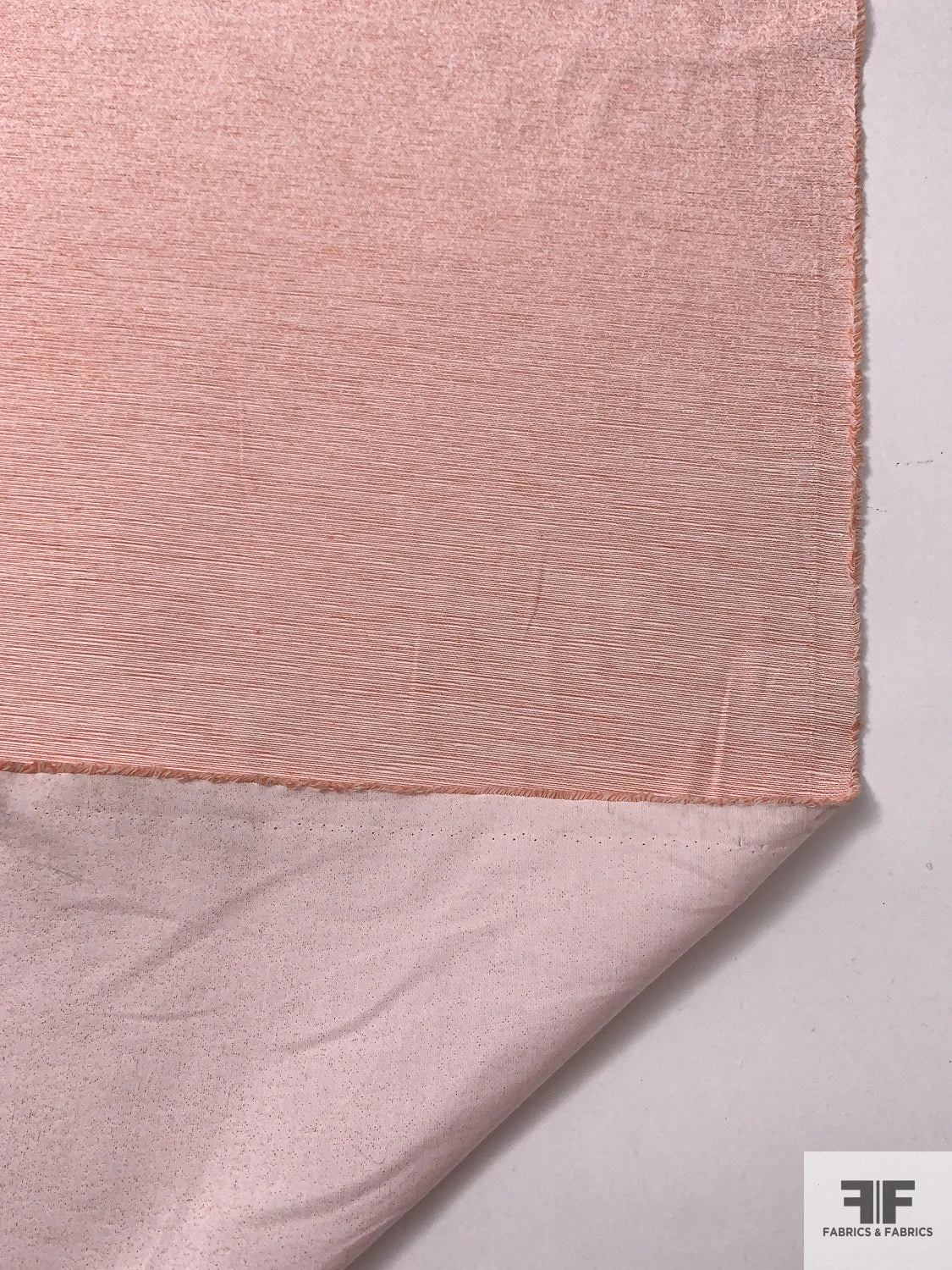 Woven Ombré Cotton Poplin - Orange / Off-White 8 Woven Ombré Cotton Poplin - Orange / Off-White - Image 6